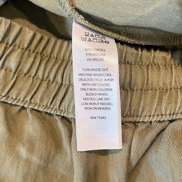Joie Women's Wide Leg Pants - Olive - Size L - NWT - Picture 11 of 11